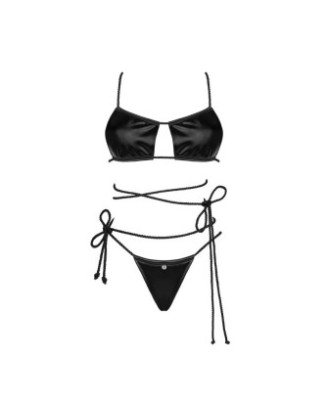 Cordellis ensemble - Noir wetlook